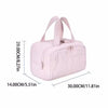 Waterproof Travel Toiletry Organizer Bag with Hanging Handle