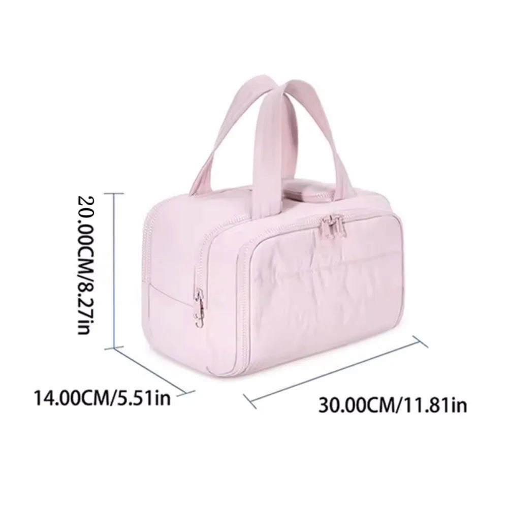 Waterproof Travel Toiletry Organizer Bag with Hanging Handle