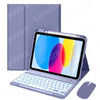 A silver iPad is shown with a matching keyboard case and a stylus holder.