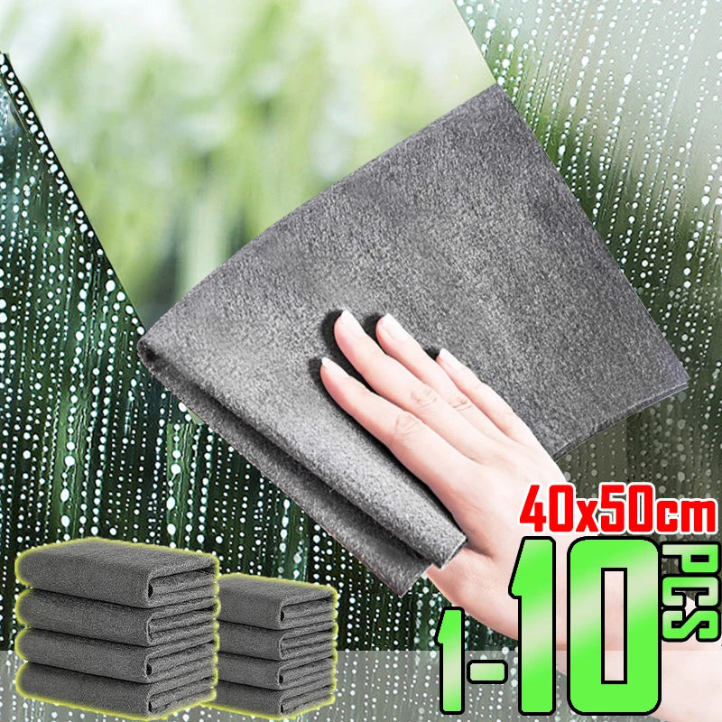 Reusable Microfiber Glass Cleaning Cloth