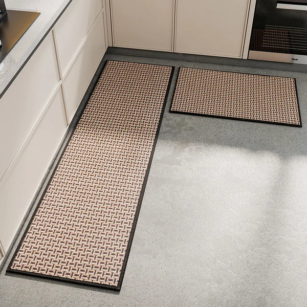 Absorbent Kitchen Runner Mat with Non-Slip Rubber Backing