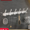No-Drill Wall-Mounted Coat Rack with 6 Hooks