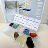 Natural Raw Crystal Gemstone Set with Storage Box