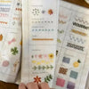 A close-up of a pattern guide showing various French, Colonial, German, and Cable knots for hand embroidery stitches.