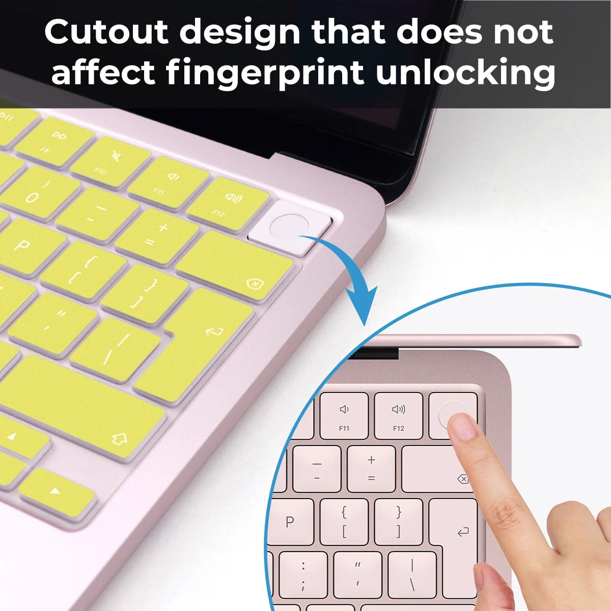 Silicone Keyboard Cover for MacBook Neo 13-inch (2026, EU Layout)