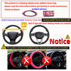 Flame Totem Fabric Steering Wheel Cover (Fits 14.5-15 Inch)