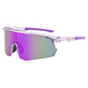 Oversized Mirrored Sports Sunglasses