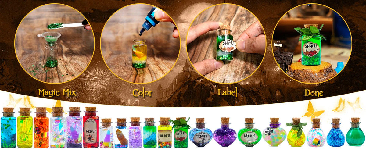 Fairy Potion Making Kit for Kids – Magical DIY Craft & Science Set