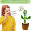 A young girl is demonstrating the phrase hello while a green cactus plush toy repeats the word hello.