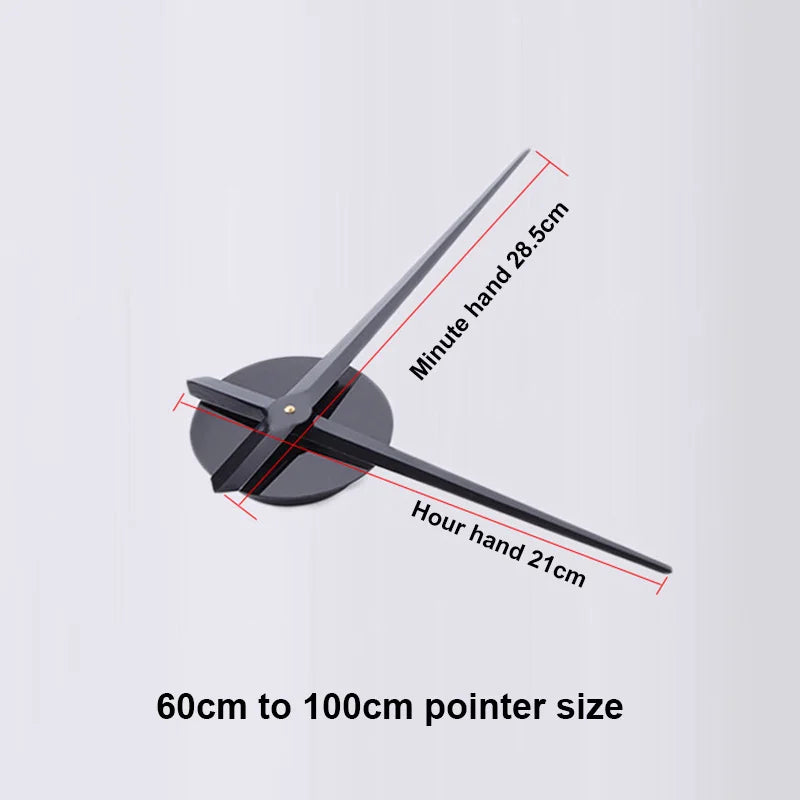 Modular 3D Number Wall Clock with Silent Movement