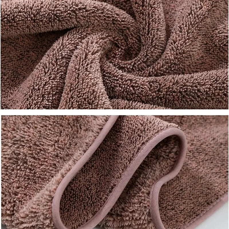 Soft Quick-Dry Wearable Towel Wrap with Adjustable Straps