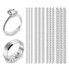 Invisible Ring Size Reducer with Spiral Spring Tightener