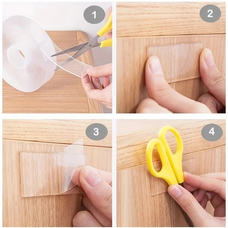 Invisible Nano Double-Sided Tape - Reusable & Waterproof