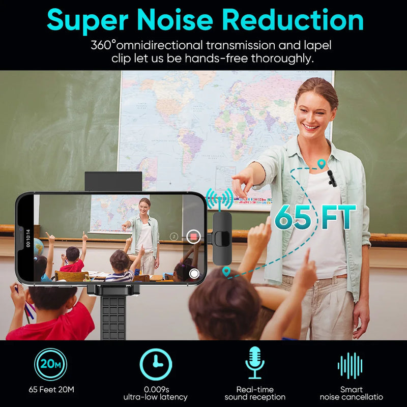 Wireless Lavalier Microphone for Smartphones