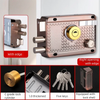 Stainless Steel Exterior Door Lock with 5 Keys