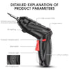 Cordless Electric Screwdriver Set for DIY and Repair