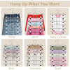 Space-Saving Clip Pants Hangers with 360° Swivel Hook