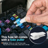 300-Piece Automotive Blade Fuse Assortment Kit with Puller