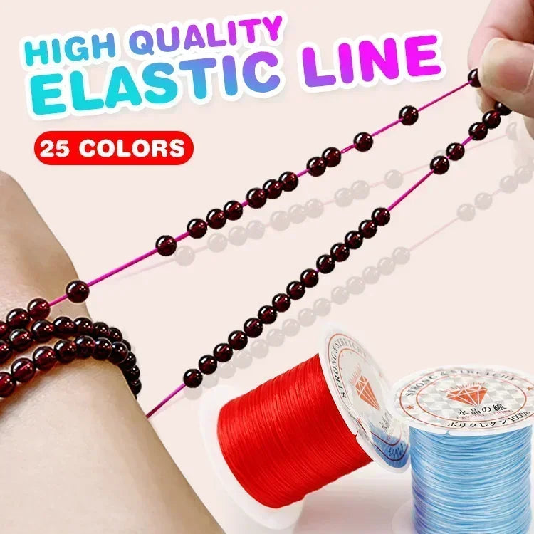 Elastic Crystal Beading Cord for Jewelry Making