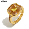 Art Deco Statement Ring with Cubic Zirconia