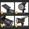Lampes torches solaires LED durables pour paysage extérieur