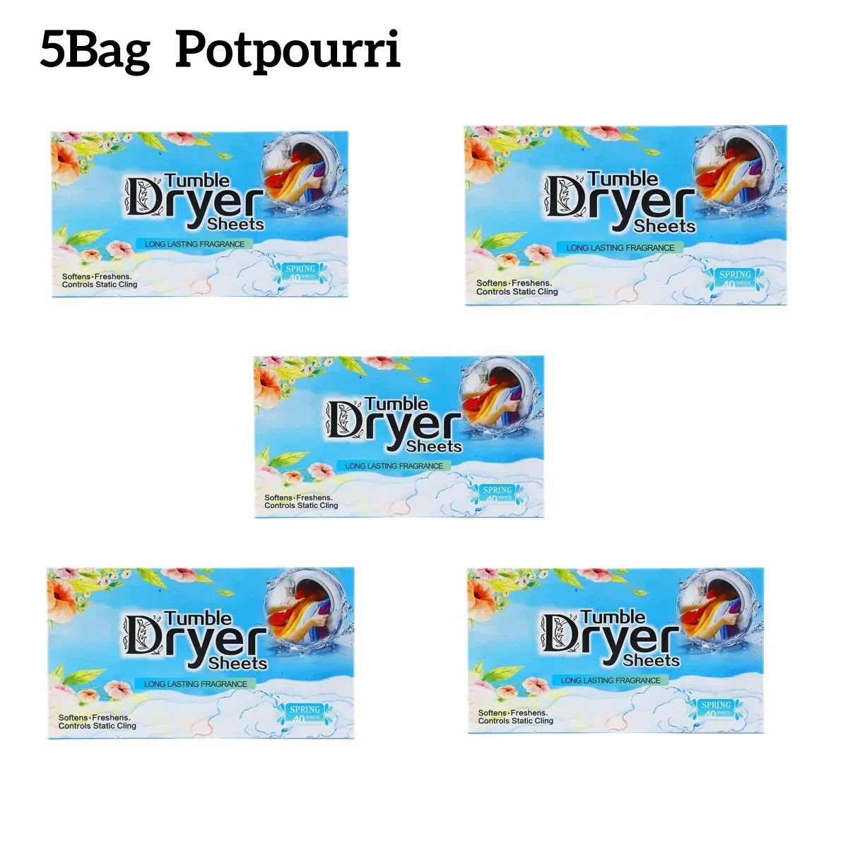 Lavender Plant-Based Dryer Sheets – 40 Count