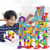 DIY Marble Run Building Blocks Set