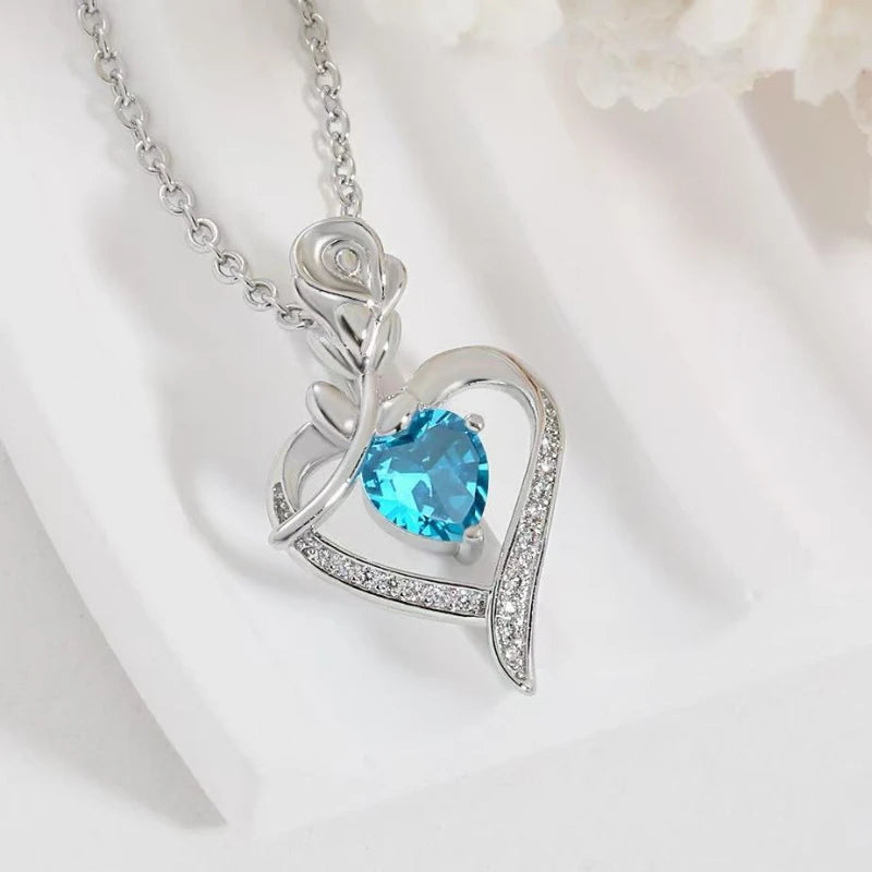Elegant Heart Pendant Necklace