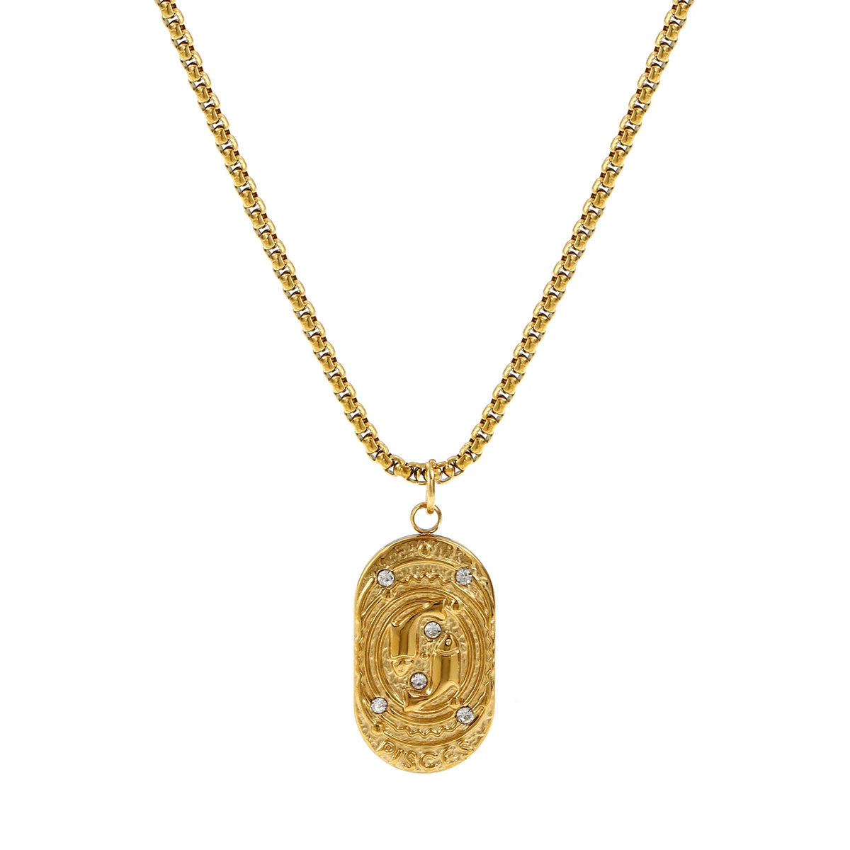 18K Gold Plated Constellation Pendant Necklace