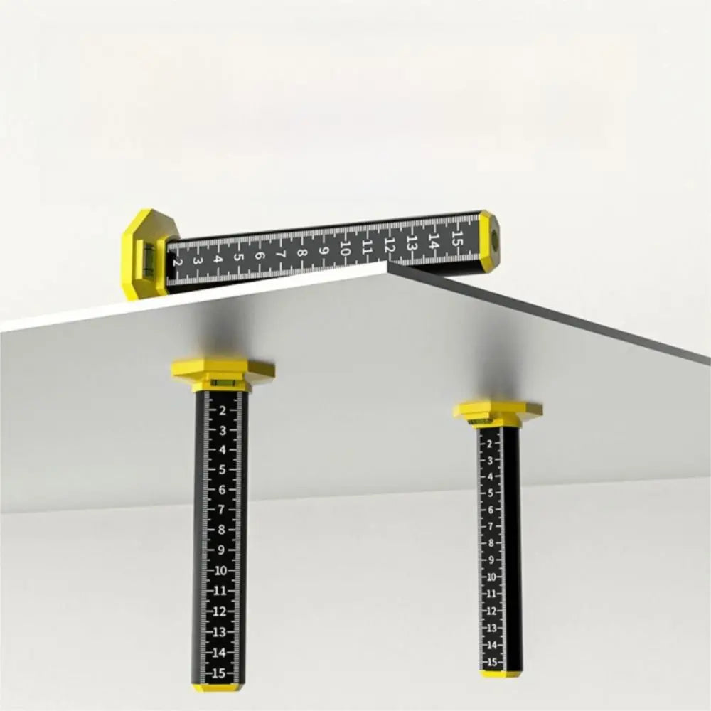 Magnetic Ceiling Leveling Ruler with Dual-Sided Scale