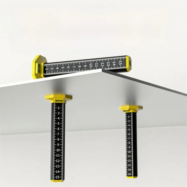 Magnetic Ceiling Leveling Ruler with Dual-Sided Scale