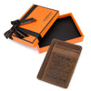 Genuine Leather Slim Card Wallet for Men – Personalized Gift from Dad