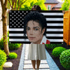Michael Jackson Tribute Flag - Black American Tapestry Wall Hanging