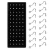 Ensemble de Piercings de Nez en Acier Inoxydable Géométrique