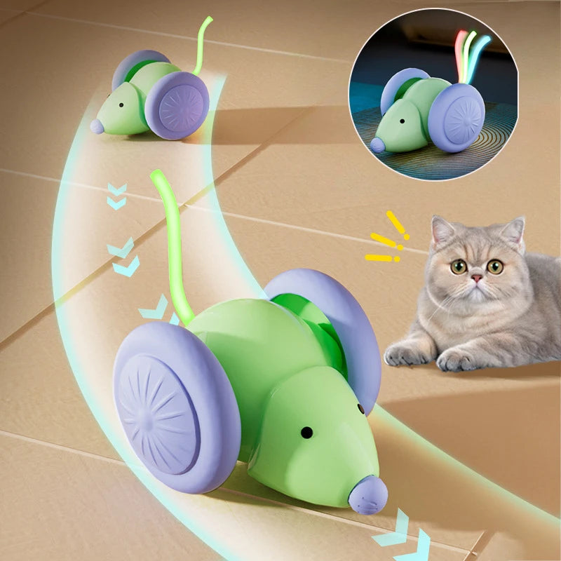 Rechargeable Automatic Cat Teaser Mouse