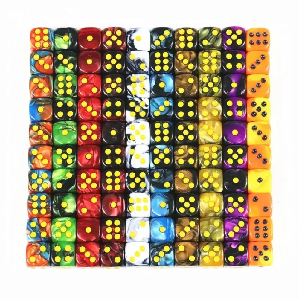 Translucent Colored Acrylic Dice Set for Tabletop Games