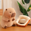 Cute Turtle Backpack Capybara Plush Toy Set