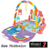 Musical Activity Gym with Kick-and-Play Piano for Babies