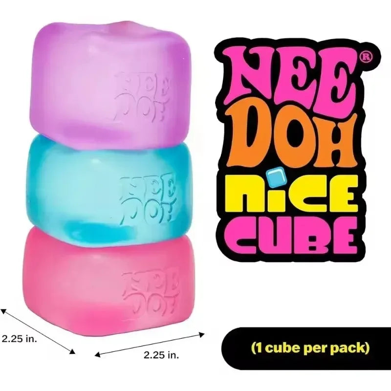 NeeDoh® Solid Cube Sensory Squeeze Toy
