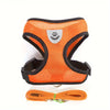 Escape-Proof Mesh Cat Harness with Reflective Vest
