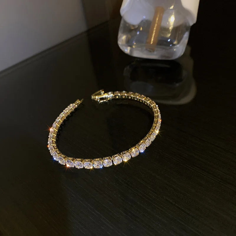 Bracelet Tennis en Zircon Cubique Délicat