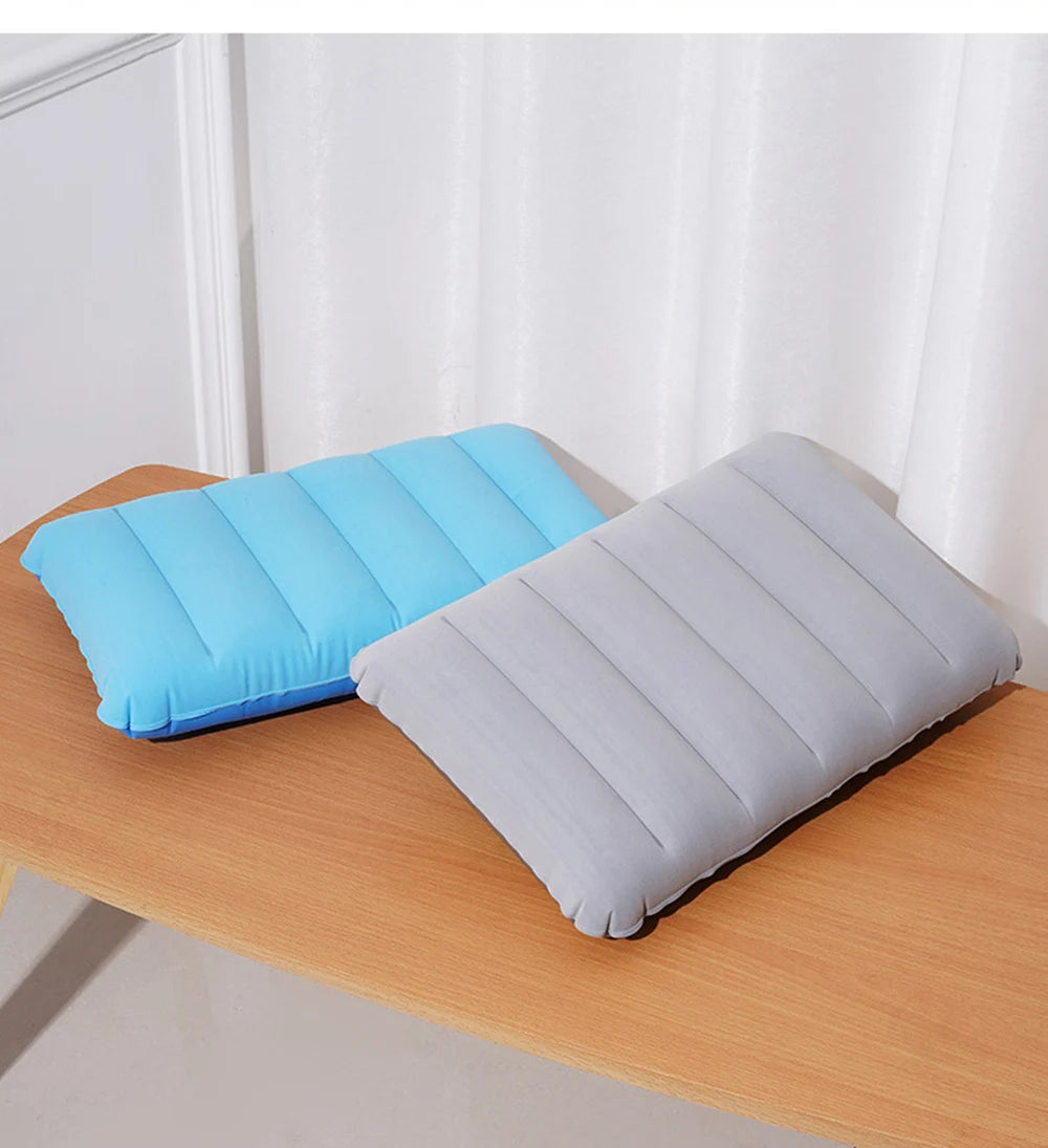 Portable Inflatable Travel Pillow for Neck, Waist & Back Support