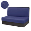 Stretchable RV Dinette Cushion Cover Set - 2 Piece Bench & Backrest Protector