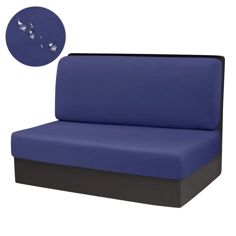 Stretchable RV Dinette Cushion Cover Set - 2 Piece Bench & Backrest Protector