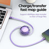 Retractable USB-C to USB-C Fast-Charging Cable — 100W, 1 m