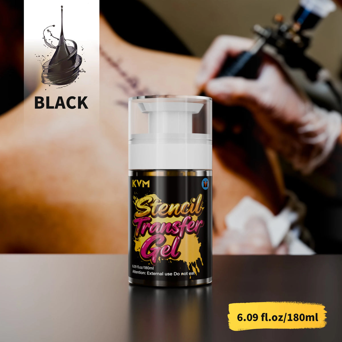 Tattoo Transfer Stencil Gel for Precise, Hygienic Outlines
