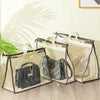 Transparent Dust-Proof Handbag Storage Bag with Hanging Hook