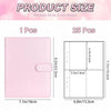 A5 PU Leather Photo & Card Organizer Binder with 4-Pocket Sleeves
