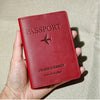 RFID-Blocking Leather Passport Holder