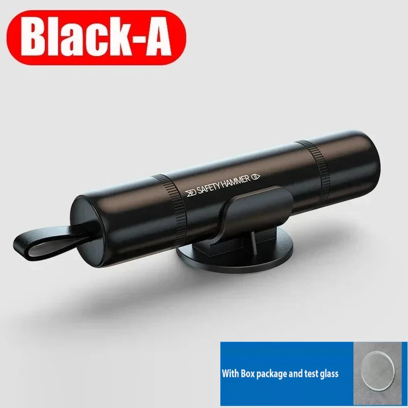 Black-A Safety Hammer tool with a handle and base, shown against a light gray background.
